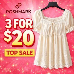 Create your bundle sale.  Most tops all 3/$20.  Victoria Secret Hollister Apt 9+